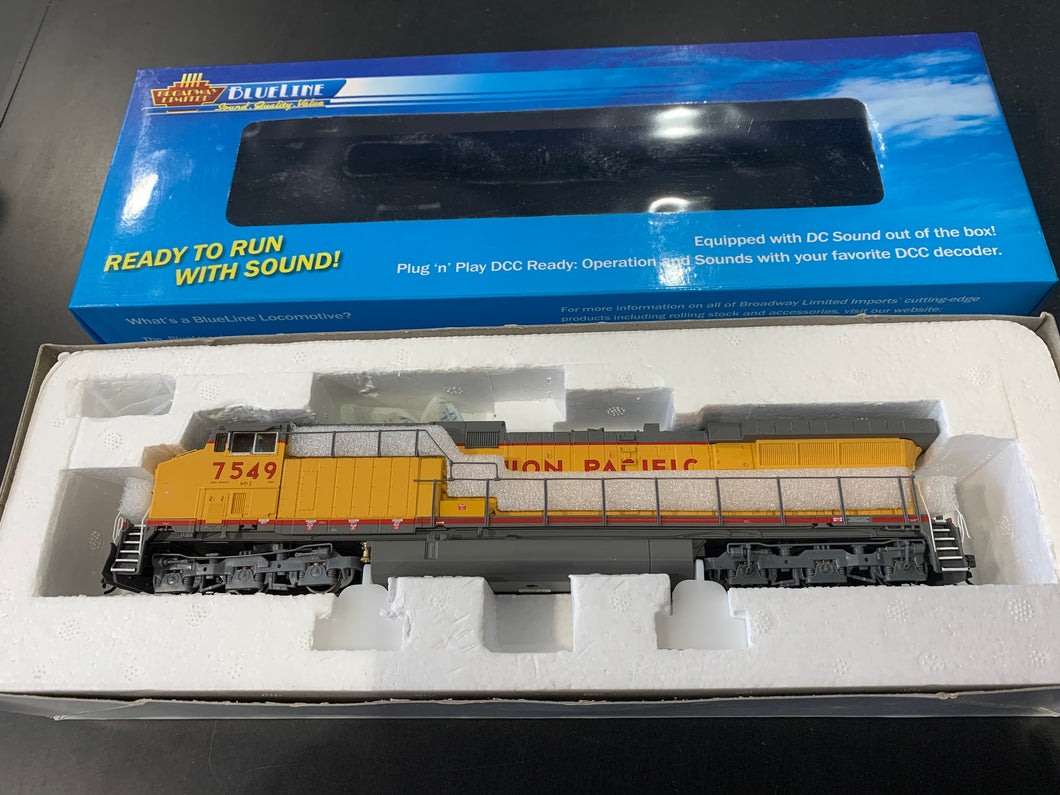 Broadway Blueline HO 5056 GE AC6000 Union Pacific #7549 DC sound