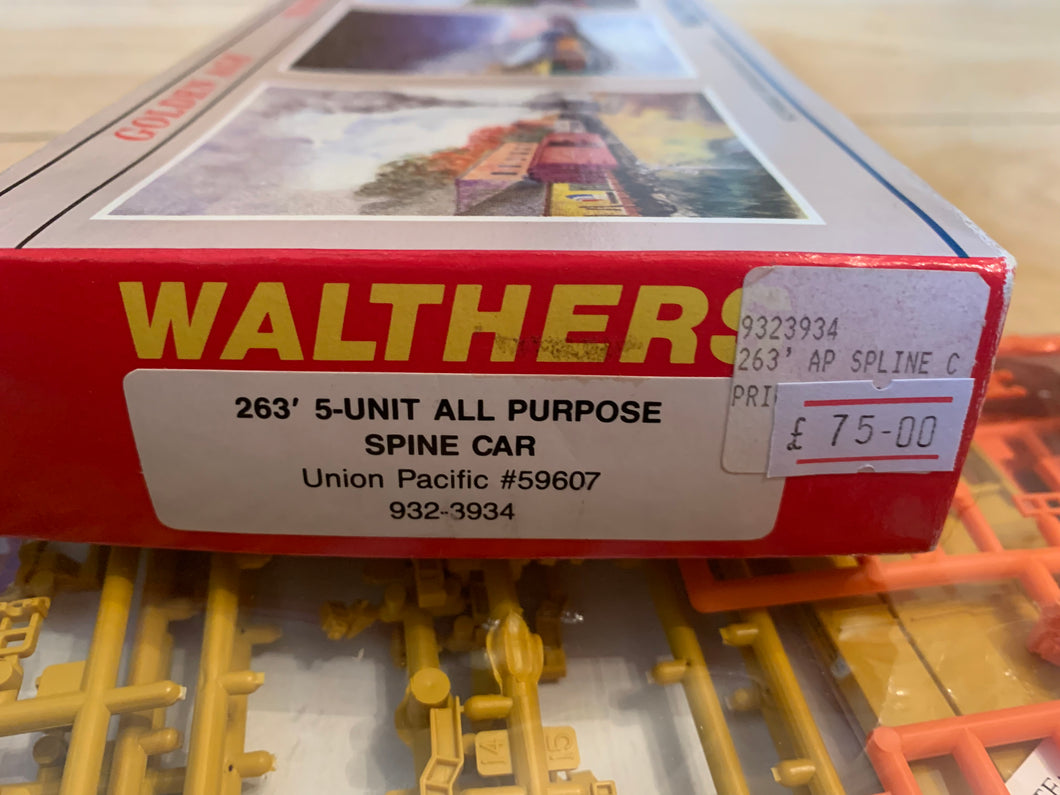 Walthers 932-3934 - 263’ 5-car all purpose Spine Set - Union Pacific