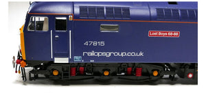 Heljan Gaugemaster GM4240401 class 47 no. 47815 ‘Lost Boys 68-88’ DCC Ready