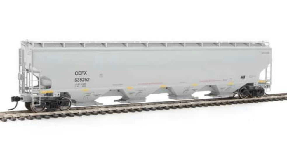 Walthers Proto 920-105851 HO scale Trinity 4 bay covered hopper CEFX ...