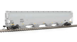 Walthers Proto 920-105851 HO scale Trinity 4 bay covered hopper CEFX