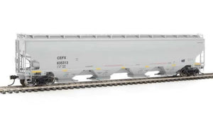 Walthers Proto 920-105853 HO scale Trinity 4 bay covered hopper CEFX