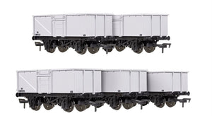 Dapol DA4F-030-106 Multipack 5 x 16t steel mineral wagons BR grey