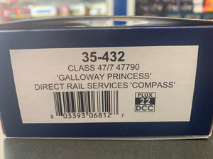 Bachmann 35-432 Class 47 no. 47790 'Galloway Princess' DRS - DCC Ready